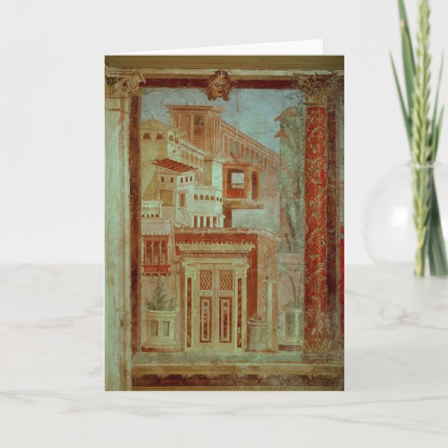 Tarjeta El panel del Cubiculum del dormitorio del (Anverso)