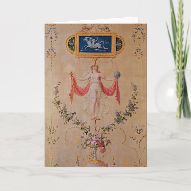 Tarjeta El panel del gabinete de señora de Marie-Antonieta (Anverso)