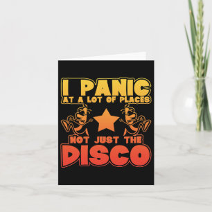 Tarjeta El Pánico En Muchos Lugares. No sólo la disco