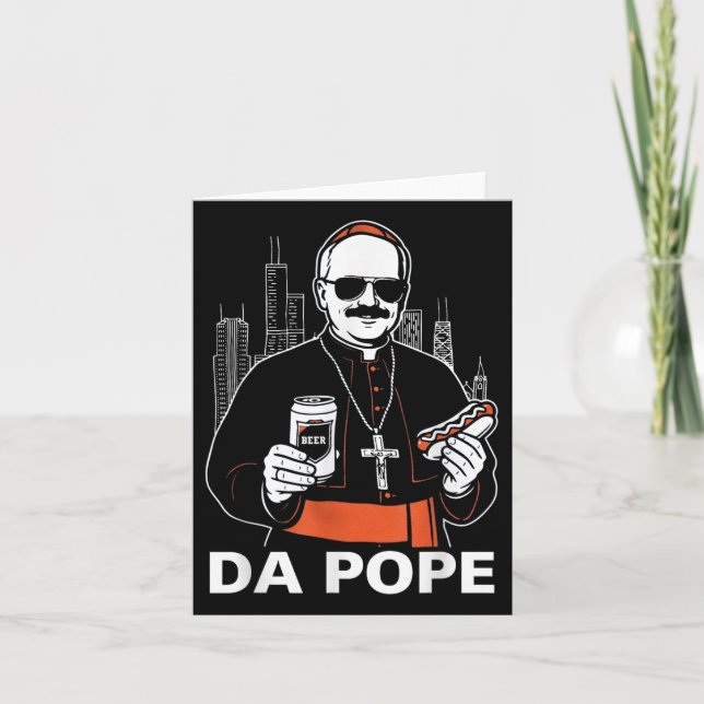 Tarjeta El Papa América Papa León Xiv (Anverso)