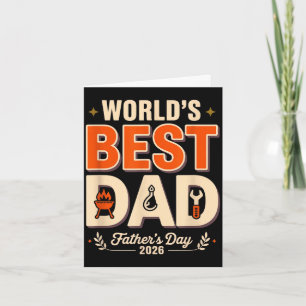 Tarjeta El papá del mundo maestro de la parrilla humor div