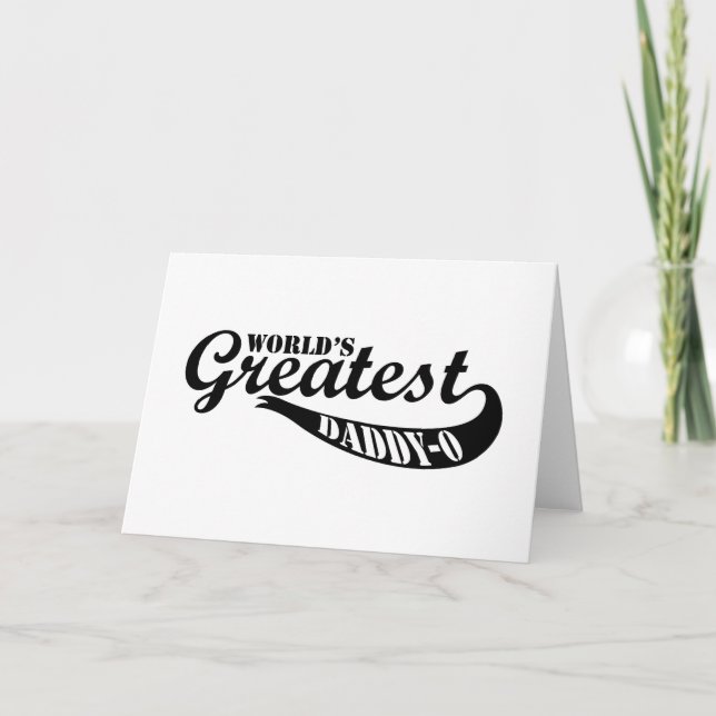 Tarjeta El Papá del Mundo Más Grande (Anverso)