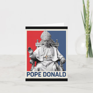 Tarjeta El Papa Donald Trump