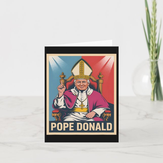 Tarjeta El Papa Donald Trump (Anverso)