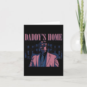 Tarjeta El papá está en casa Trump Rosa 2024 2024 Trump Re