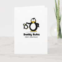 El papá gobierna el pingüino