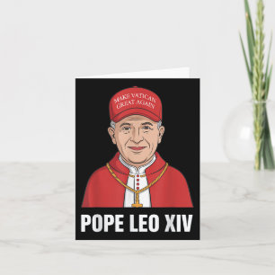 Tarjeta El Papa Leo Xiv hace del Vaticano un gran católico