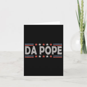 Tarjeta El Papa Leo Xiv Patriota Estadounidense - Divertid