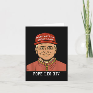 Tarjeta El Papa León Xiv Hizo del Vaticano un Gran Cristia