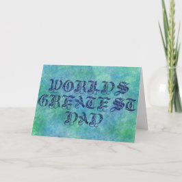 Tarjeta El papá más grande del mundo