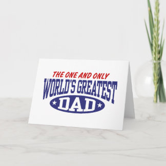 Tarjeta El papá más grande del mundo