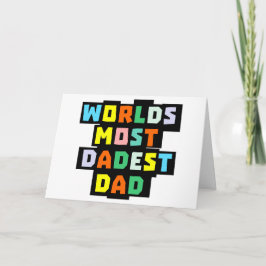 Tarjeta El papá más malo del mundo