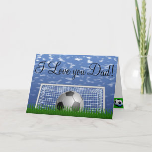 Tarjeta El papá número 1 del fútbol es asombroso amar a mi