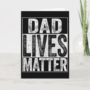 Tarjeta El Papá Vive Problema Día del Padre Camiseta Vida 