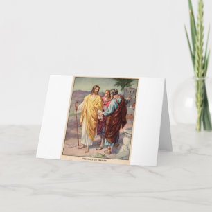 Tarjeta El paseo al emmaus