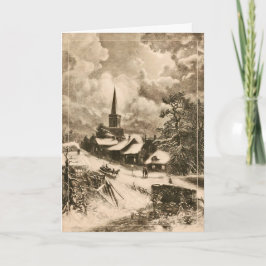 Tarjeta El paseo en Sleigh