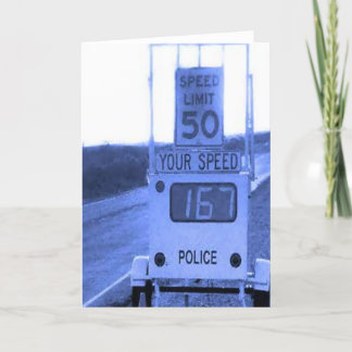 Tarjeta El paseo que tiene gusto de usted lo robó