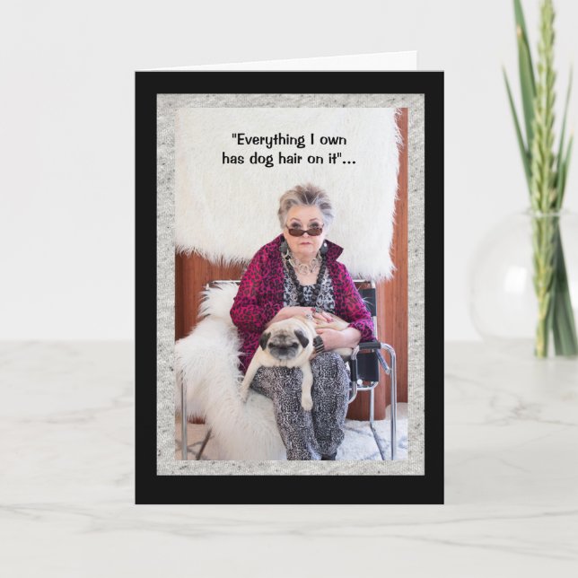 Tarjeta El pelo del perro y todos... amadme, ama mi tarjet (Anverso)