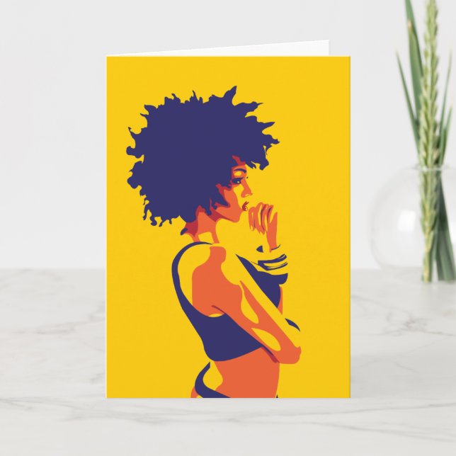 Tarjeta El pensador (Anverso)