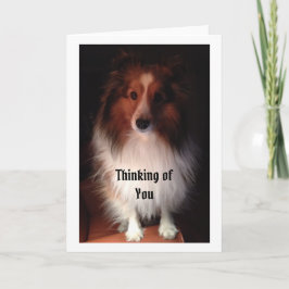 Tarjeta El pensamiento en usted carda