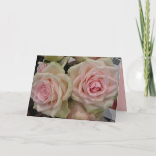 Tarjeta El pensamiento romántico floral en usted carda