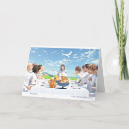 Tarjeta El pentecostés (María con los apóstoles)