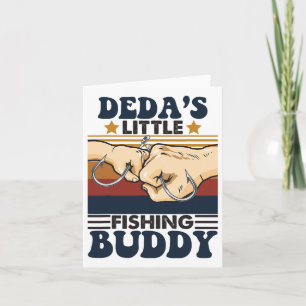 Tarjeta El pequeño compañero de pesca de Deda
