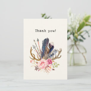 Tarjeta El personalizable del diseño del estilo de Boho le