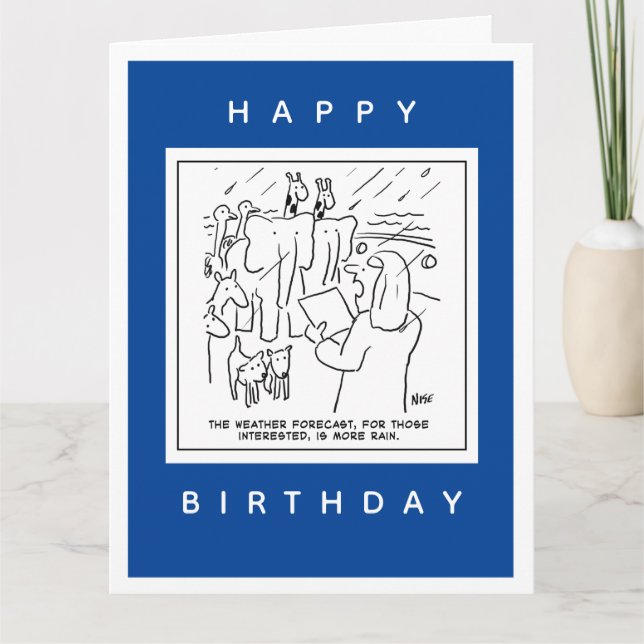 Tarjeta El Personalizado de Pronóstico del Tiempo de Arca  (Anverso)