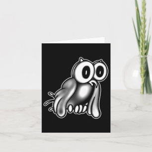 Tarjeta El Personalizado Vintage de Clown X Owl Ghost X