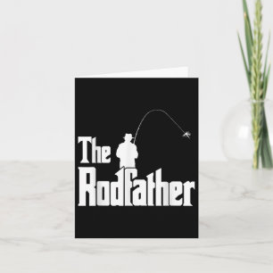 Tarjeta El Pescador Gracioso Y Divertido Del Rodfather En