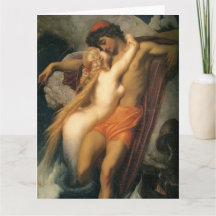 El pescador y la sirena (por Frederic Leighton)