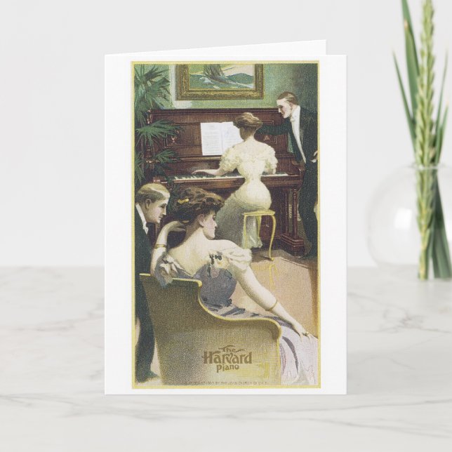 Tarjeta El piano de Harvard (Anverso)