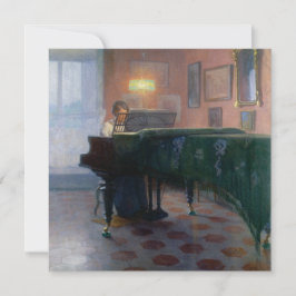 Tarjeta El Piano Player (Pianista) (Música Femenina)