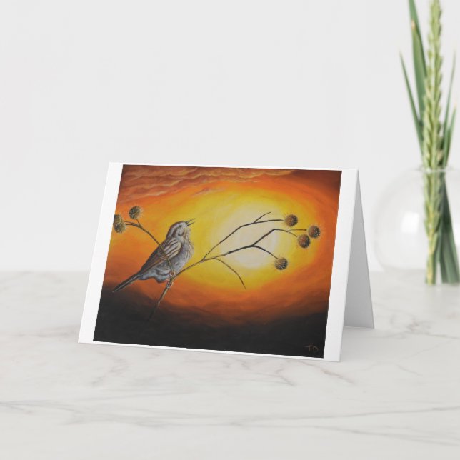 Tarjeta El Piper a las puertas del amanecer - Ca de saludo (Anverso)