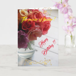 Tarjeta El poder de la flor