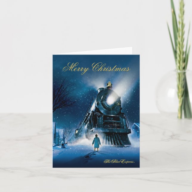 Tarjeta El Polar Express | Feliz Navidad (Anverso)