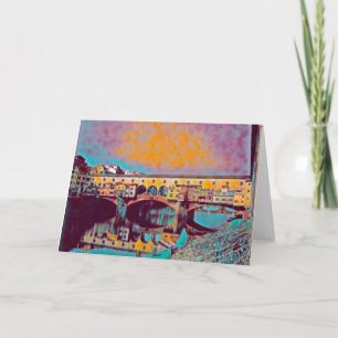 Tarjeta El Ponte Vecchio