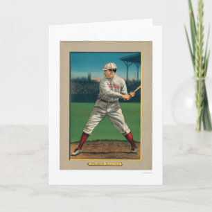 Tarjeta El portavoz del Tris Red Sox Gran Béisbol 1911