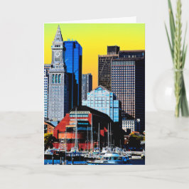 Tarjeta El Poster de la Casa Personalizado en Boston, Esta