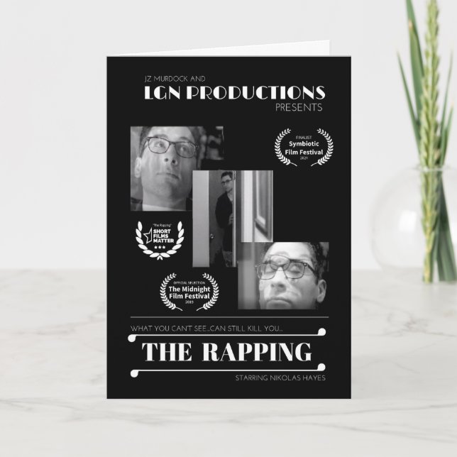 Tarjeta El Poster oficial de películas de Rapping (Anverso)