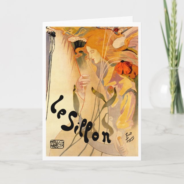 TARJETA EL PREMIO "LO MEJOR DE HOY" GREETING FRANCÉS GARDE (Anverso)