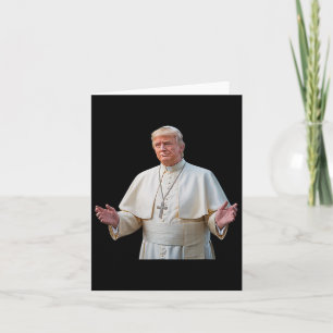Tarjeta El presidente del Papa Trump quiere ser el próximo