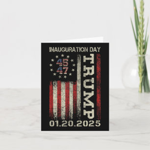 Tarjeta El presidente Donald Trump inaugura el Día de los 