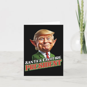 Tarjeta El presidente favorito de Santa María, Donald Trum