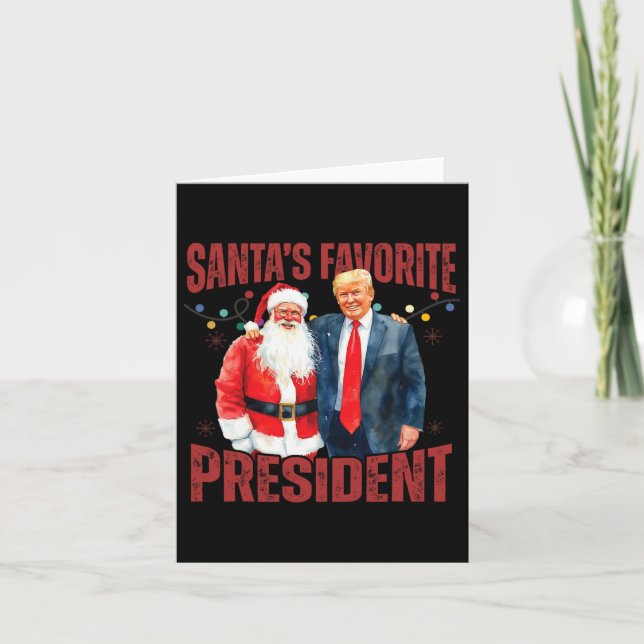 Tarjeta El presidente favorito de Santa María, Trump, Navi (Anverso)