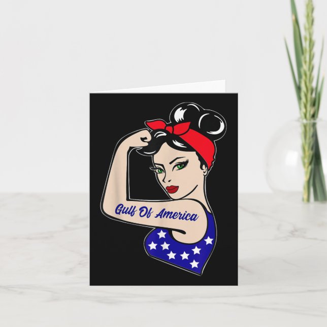 Tarjeta El Presidente Trump Del Golfo De Estados Unidos 20 (Anverso)