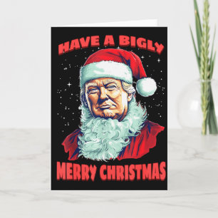 Tarjeta El presidente Trump tiene una Navidad muy alegre P