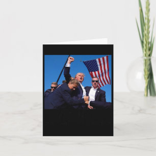 Tarjeta El presidente valiente Trump