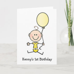Tarjeta El primer bebé personalizado